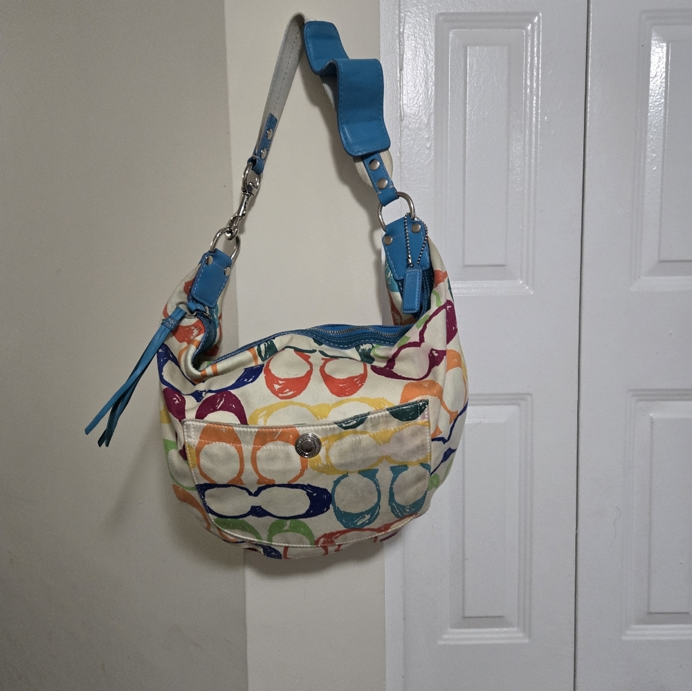 Colorful Patterned Shoulder Bag